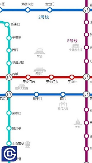北京地铁地图高清版