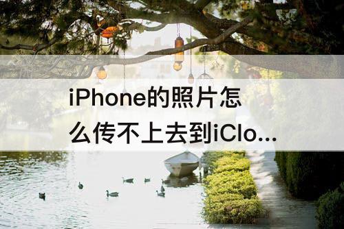 iPhone的照片怎么传不上去到iCloud